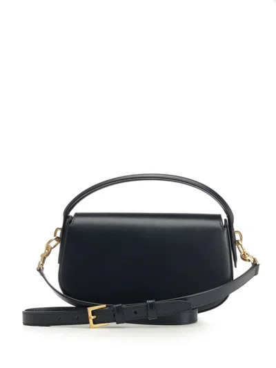 Saint Laurent Voltaire" Bag With Logo In Black