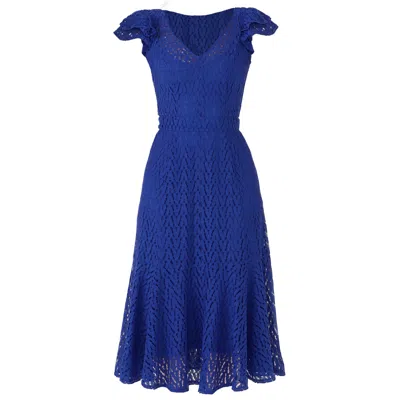 Sacha Drake Women's Blue Sienna Sunset Dress In Marine In Blue