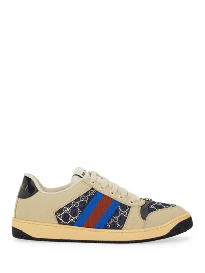 Gucci Women's "screener" Sneaker With Crystals Gg In Multi