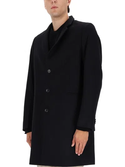 Ps By Paul Smith Ps Paul Smith Wool Coat In Blue