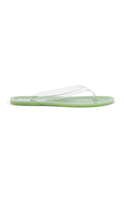 Christopher Esber Jo Pvc Flip Flop Sandals In Green