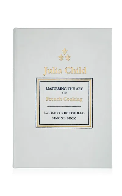 Graphic Image Julia Child Leather Hardcover Book In Gray