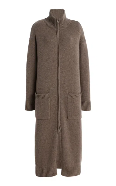 Lisa Yang Cloverie Cashmere Cardigan Coat In Brown