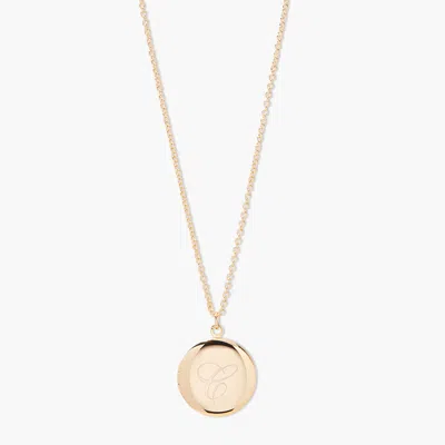 Brook & York Isla Long Locket In Gold