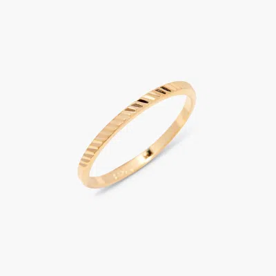 Brook & York Nell Extra Thin Ring In Gold