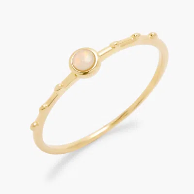 Brook & York Pippa Extra Thin Ring In Gold