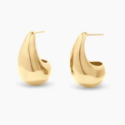 Brook & York Farrah Teardrop Hoop Earrings In Gold