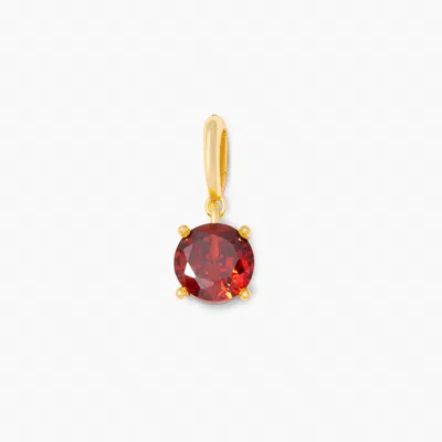 Brook & York Melrose Birthstone Charm In Red