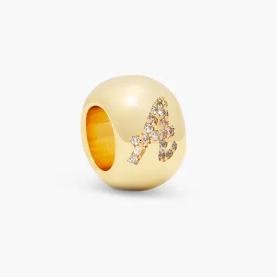 Brook & York Gaby Crystal Initial Bead In Gold