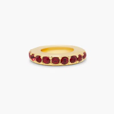 Brook & York Gaby Birthstone Bead In Red