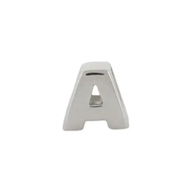 Evesaddiction Sterling Silver Alphabead Letter A In Silver