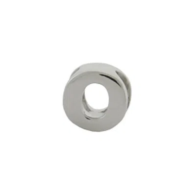 Evesaddiction Sterling Silver Alphabead Letter O In Gray