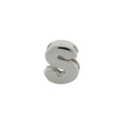 Evesaddiction Sterling Silver Alphabead Letter S In Silver