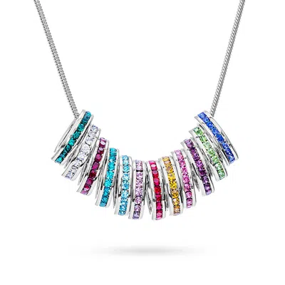 Evesaddiction October Birthstone Eternity Charm In Multi