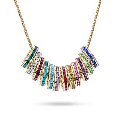 Evesaddiction Gold September Eternity Birthstone Charm In Blue