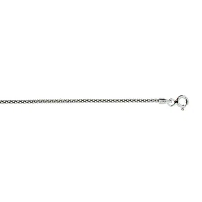 Evesaddiction Sterling Silver Rhodium Coreana Chain In Silver