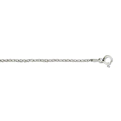 Evesaddiction Sterling Silver Rolo Polished Chain In Silver