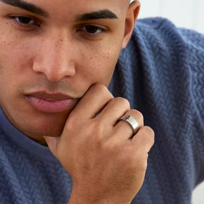 Evesaddiction Cutout Cross Message Band In Metallic