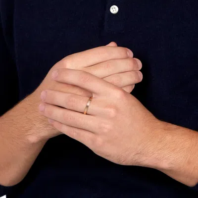 Evesaddiction 14k Gold 3mm Classic Wedding Band In Gold