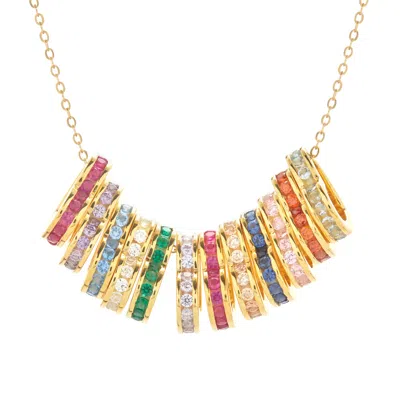 Evesaddiction Gold July Eternity Heart Charm In Gold