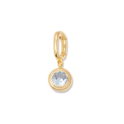 Evesaddiction Birthstone Hinge Charm - Gold / March In Gold
