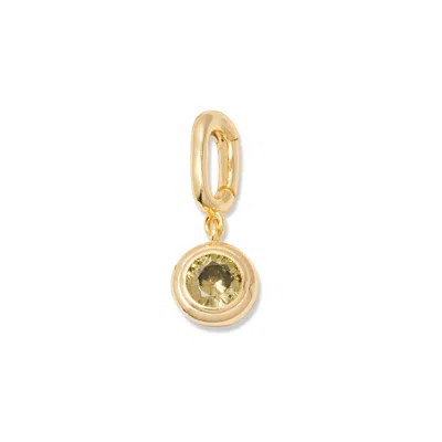 Evesaddiction Birthstone Hinge Charm - Gold / August In Gold