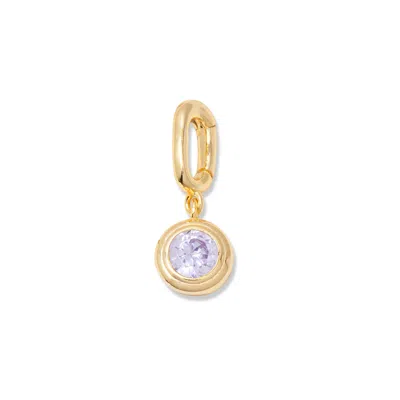Evesaddiction Birthstone Hinge Charm - Gold / June In Gold