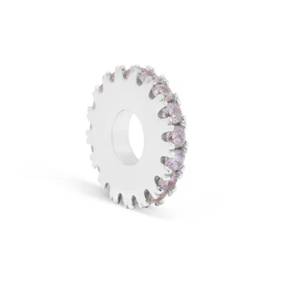 Evesaddiction Birthstone Ring Charm - Silver / June In Silver