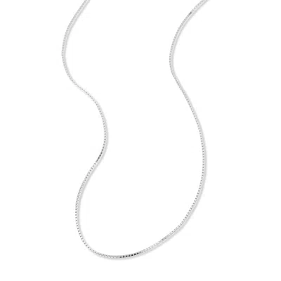 Evesaddiction Box Chain Necklace In Gold