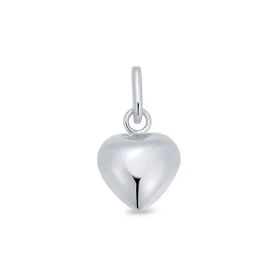 Evesaddiction Puffy Heart Hinge Charm In Gold