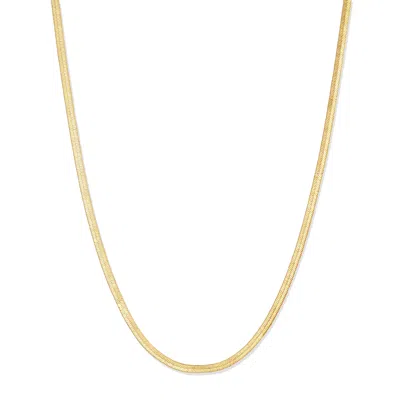 Evesaddiction Waterproof Snake Chain Necklace In Gold