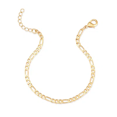 Evesaddiction Waterproof Fiagro Chain Bracelet In Gold