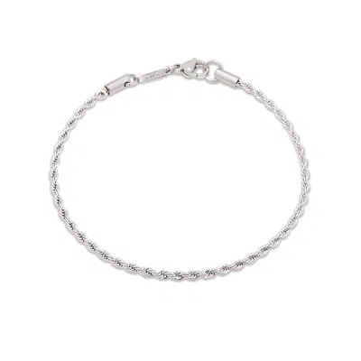 Evesaddiction Men's Rope Chain Bracelet In Metallic