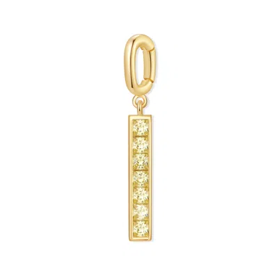 Evesaddiction Petite Stick Birthstone Charm - Gold / November In Gold
