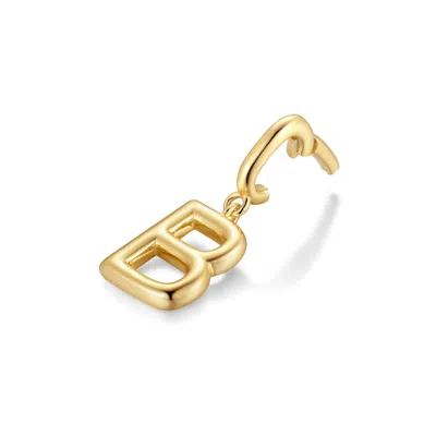 Evesaddiction Initial Hinge Charm In Gold