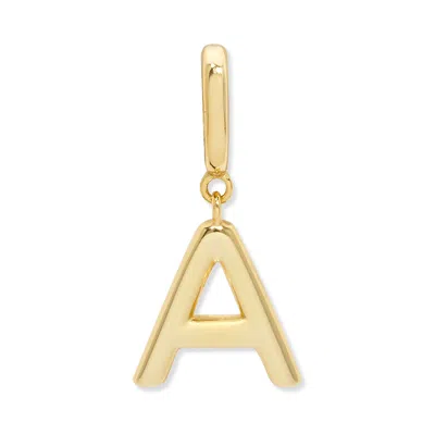 Evesaddiction Initial Hinge Charm In Gold