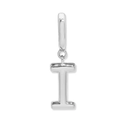 Evesaddiction Initial Hinge Charm - Silver / I In Gray