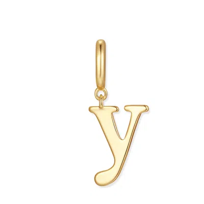 Evesaddiction Waterproof Initial Charm - Gold / Y In Gold