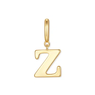 Evesaddiction Waterproof Initial Charm - Gold / Z In Gold