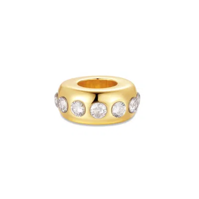 Evesaddiction Birthstone Bead Spacer - Gold / June In Gold