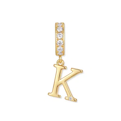 Evesaddiction Initial Dangle Charm - Gold / K In Gold