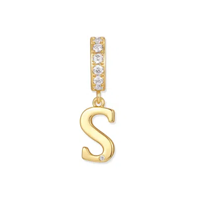 Evesaddiction Initial Dangle Charm - Gold / S