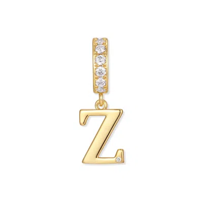 Evesaddiction Initial Dangle Charm - Gold / Z In Gold