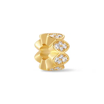 Evesaddiction Marquise Spacer Charm In Gold