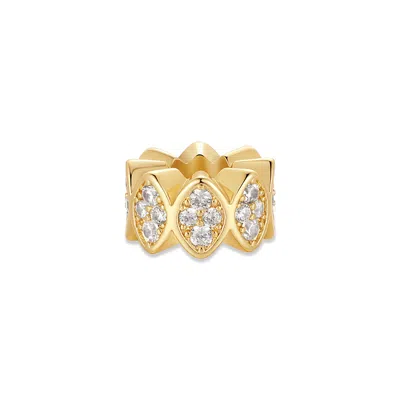 Evesaddiction Marquise Spacer Charm In Gold