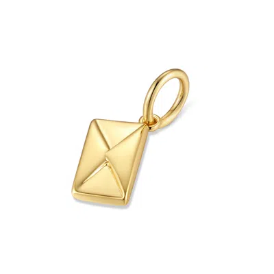 Evesaddiction Love Letter Dangle Charm In Gold