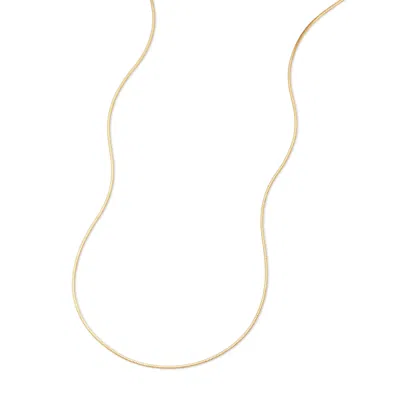 Evesaddiction Waterproof Gold Snake Chain Necklace In Gold