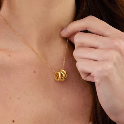 Evesaddiction Starburst Birthstone Eternity Charm In Gold