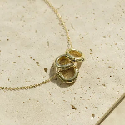 Evesaddiction Starburst Birthstone Eternity Charm In Gold