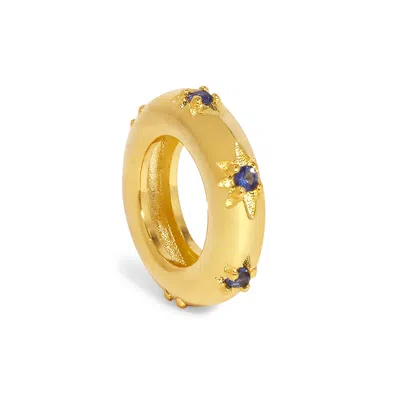 Evesaddiction Starburst Birthstone Eternity Charm - Gold / September In Gold